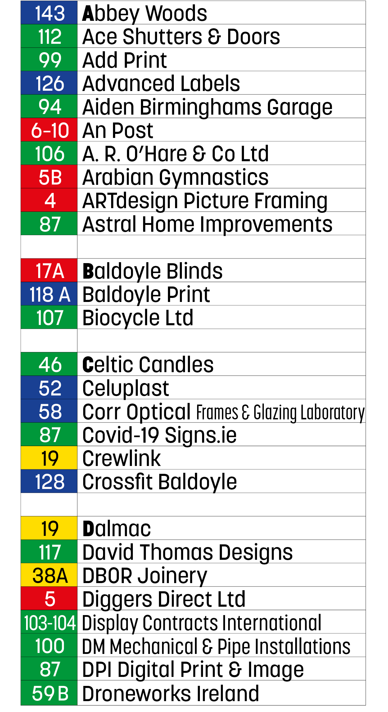 map of Baldoyle Industrial Estate